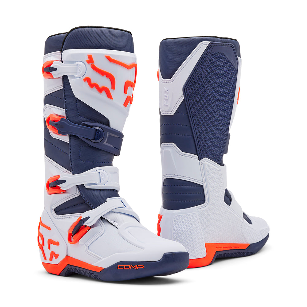 FOX COMP BOOTS WHITE NAVY