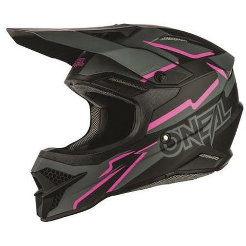 ONEAL 2022 3 Series Helmet - Voltage - Black/Pink (Adult)