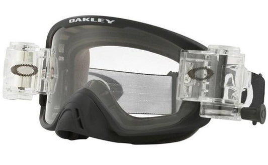 Oakley O Frame 2.0 Pro - Race Ready Matte Black MX Goggles with Clear Roll-Offs