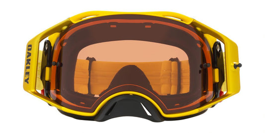 Oakley Airbrake - Moto Yellow MX goggles with Prizm Bronze Lens