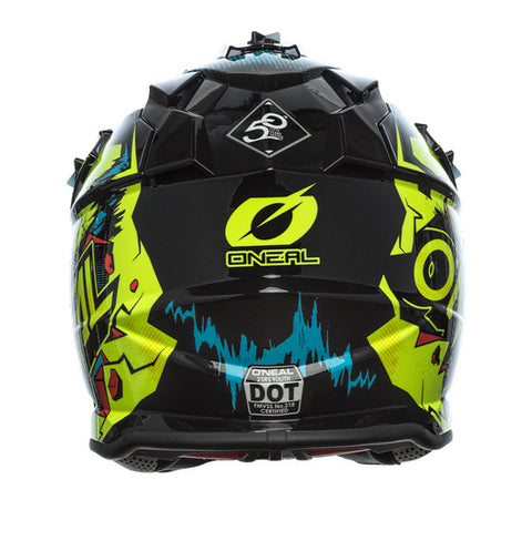 O'Neal Youth 2SRS VILLIAN Helmet - Neon Yellow