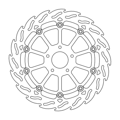 *BRAKE DISC FRONT MOTO MASTER FLAME HUQVARNA KTM