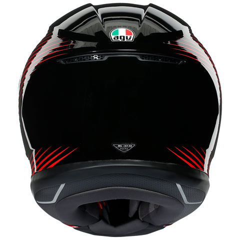 AGV K6 RUSH [BLACK/RED]