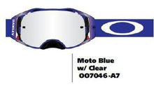 Oakley Airbrake - Moto Blue MX goggles with Clear Lens