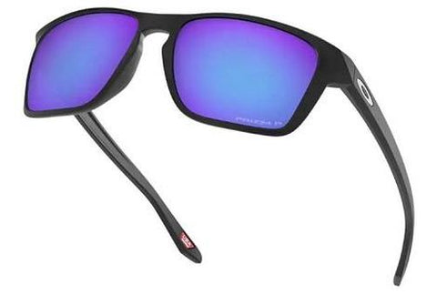 Oakley Sylas Sunglasses - Matte Black with Prizm Sapphire Polarized Lens