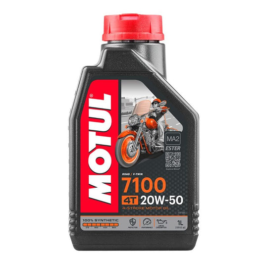 Motul 7100 4T 20W50 Fully Synthetic Oil 1L