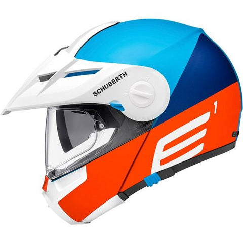 SCHUBERTH E1 Adventure Helmet - Cut Blue