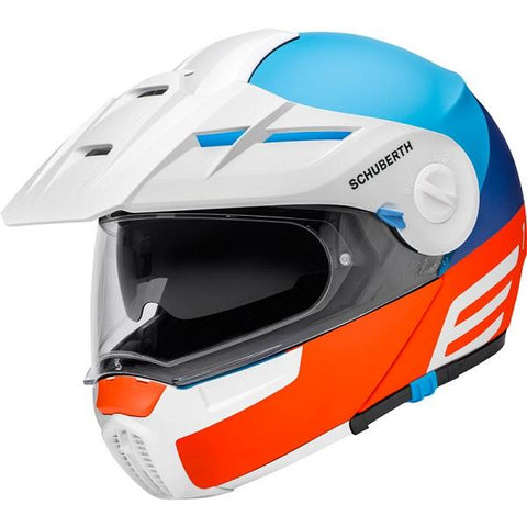 SCHUBERTH E1 Adventure Helmet - Cut Blue