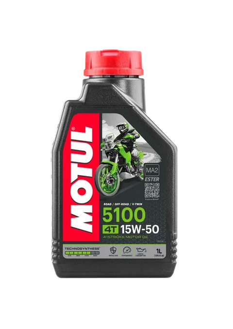 Motul 5100 4T 15W50 Semi Synthetic Oil 1L