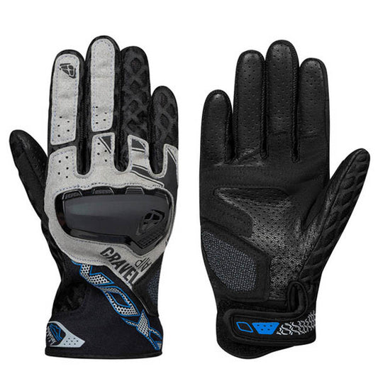 Ixon GRAVEL AIR Glove Blk/Gry/Blu - Lightweight Adventure