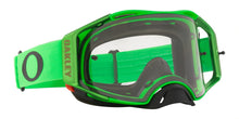 Oakley Airbrake - Moto Green MX goggles with Clear Lens