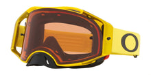 Oakley Airbrake - Moto Yellow MX goggles with Prizm Bronze Lens