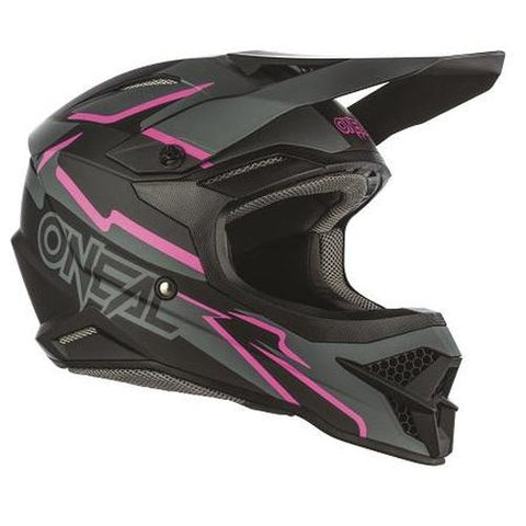 ONEAL 2022 3 Series Helmet - Voltage - Black/Pink (Adult)