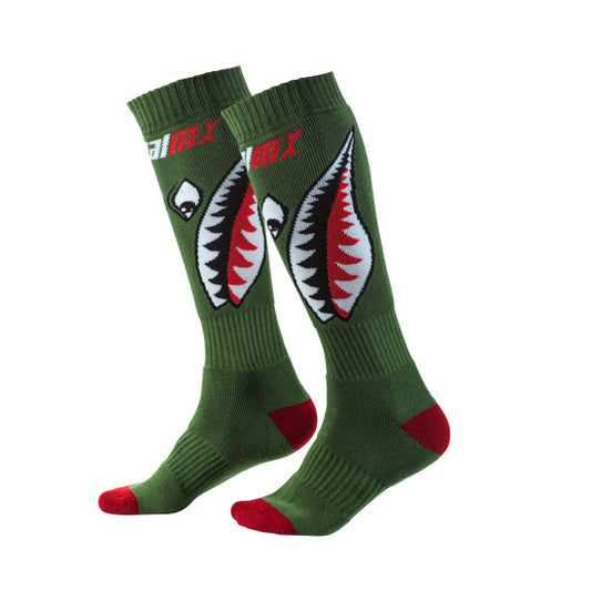 O'Neal PRO MX Bomber Sock - Green