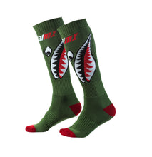 O'Neal Youth PRO MX Bomber Sock - Green