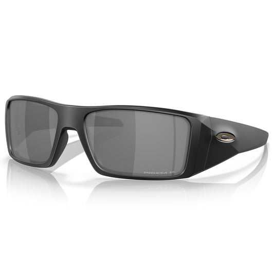 0OO923192310261 Oakley Heliostat Sunglasses Matte Black Frame w/ Black PRIZM Polarized Lens