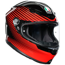 AGV K6 RUSH [BLACK/RED]