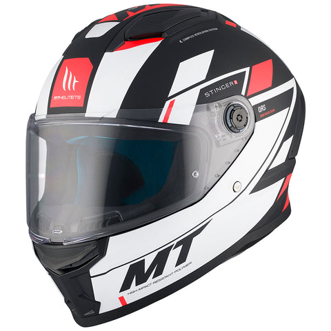 MT STINGER 2 [ZIVZE MATT WHITE BLACK RED] 1