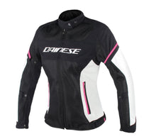 Dainese 2021 Women's  Air Frame D1 Textile Jacket - Black/Gray/Pink