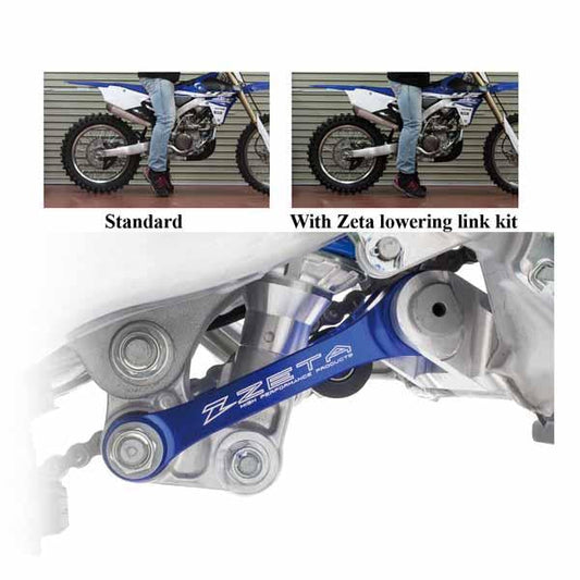 Zeta Lowering Link Kits 25mm Husvarna TC125 '16-, TC250 '17-, FC250/350/45