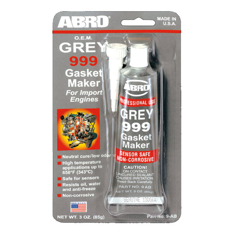 Rtv Silicone Abro Grey 85 G