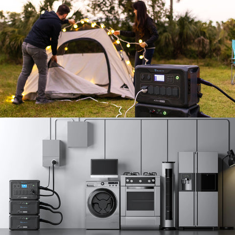 Bluetti Ac500 Expandable Home & Portable Power Station | 5000 W (10000 W Surge)