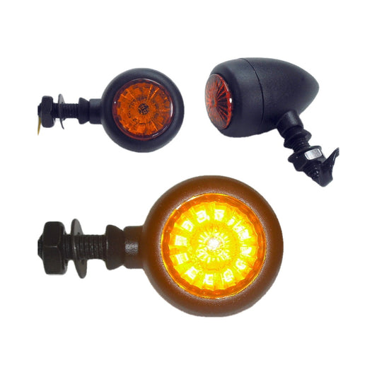 Indicator Led Black Orange Lens E Mark