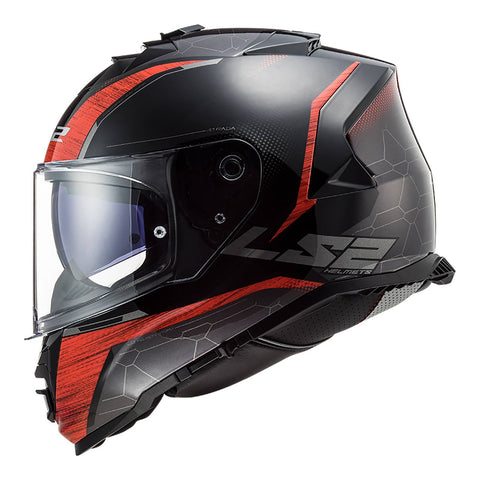 LS2 FF800 Storm Classy Helmet - Black / Red