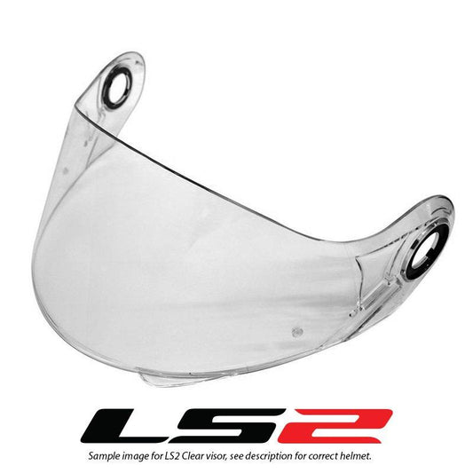 LS2 FF320 STREAM / FF353 RAPID / FF800 STORM VISOR CLEAR