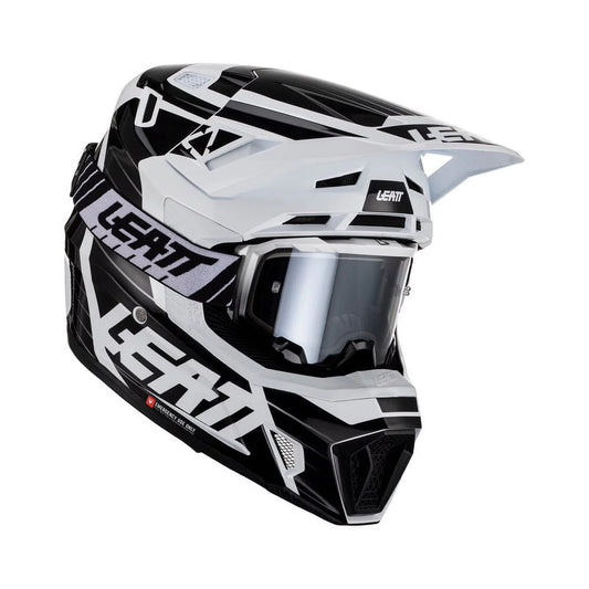 Leatt 2023 7.5 Helmet & Goggle Kit - Black / White