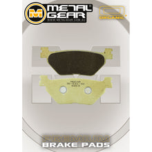 Brake Pads Rear Metal Gear Organic Yamaha