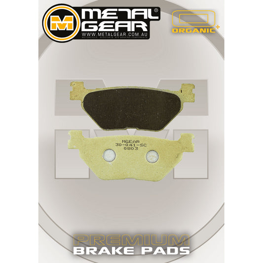 Brake Pads Rear Metal Gear Organic Yamaha