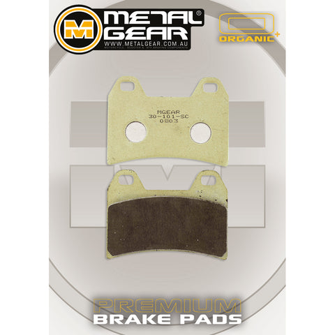 Brake Pads Front Metal Gear Organic