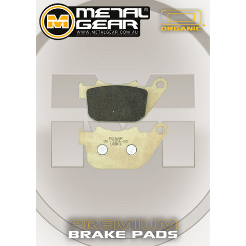 Brake Pads Rear Metal Gear Organic