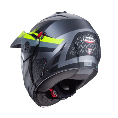 Caberg Tourmax X Sarabe (Gunn Metal/Black/Yellow Fluro) Helmet