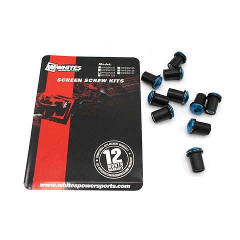 WHITES ALLOY SCREEN SCREW KIT BLU SSK153