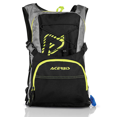 H20 Drink Backpack Black Yellow