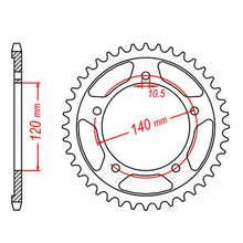 SPROCKET REAR OE STEEL 1792 42T #525