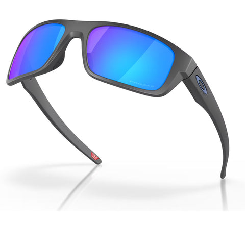 0OO9367-0660 Oakley Drop Point Sunglasses Matte Dark Grey Frame with PRIZM Sapphire Polarized Lens