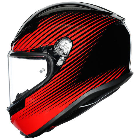 AGV K6 RUSH [BLACK/RED]