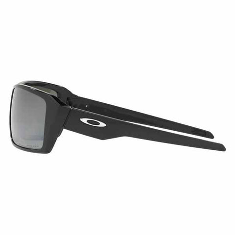 Oakley Double Edge Sunglasses - Polished Black with Prizm Black Polarized Lens