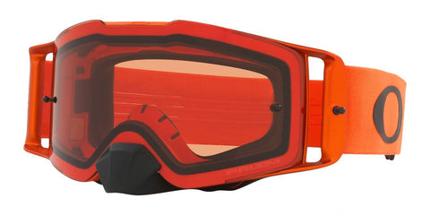 Oakley Front Line - Moto Orange MX Goggles with Prizm Bronze Lens