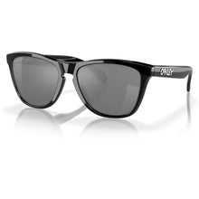 0OO9013-C455 Oakley Frogskins Sunglasses Polished Black Frame with PRIZM Black Lens