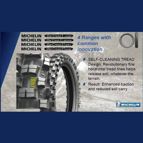 Michelin Starcross 5 - Soft Dirt Tyre - Motocross Off-Road Range Tyre