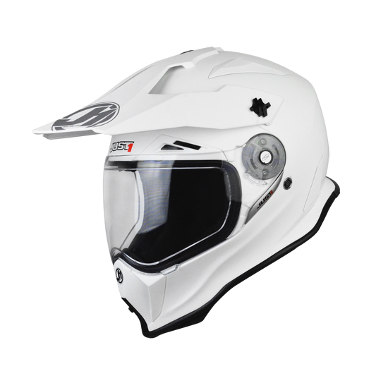 Just1 J14 Carbon Solid Adventure Helmet  (Crack)