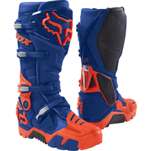 FOX INSTINCT OFFROAD MOTOCROSS BOOTS, US9, EU42.5, BLUE/ORANGE