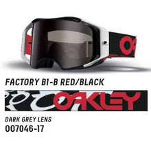 Oakley Airbrake 2015 MX Goggles - Factory B1-B Red and Black frame with Dark Grey Lens