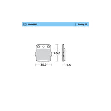 Brake Pads Moto Master Racing Gp Front And Rear