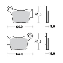 BRAKE PADS REAR MOTO MASTER RACING GP BMW HUSABERG HUSQVARNA KTM SHERCO