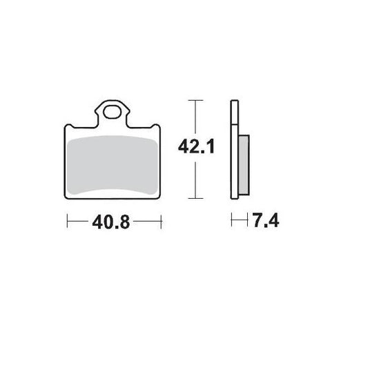 BRAKE PADS REAR MOTO MASTER PRO SINTERED FOR HUSQVARNA KTM FREERIDE